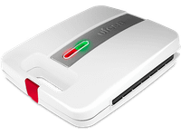 reacondicionado seminuevo muy bueno sandwichera - ufesa sw7400 potencia 1400 w capa antiadherente capacidad 4 sandwiches blanco