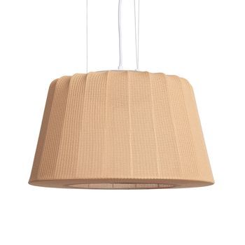 Lámpara Colgante Led 12 W Algodón Patoka Natural