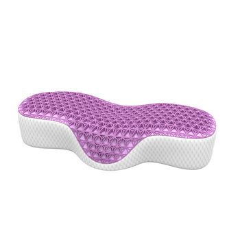 Almohada Con Forma De Rana De Tpe, Núcleo Transpirable De Almohada De Soporte Cervical Para Adultos Para Dormir.