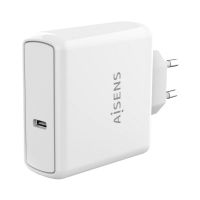 aisens asch-1pd60-bk cargador de pared usb-c 60w blanco