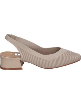 Zapatos De Tacón Bajo Para Mujer D'angela Dxf28113 Color Taupe 36