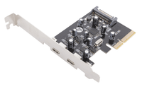 tarjeta pci express 2 puertos usb 31 tipo c netway