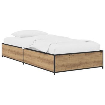 Estructura De Cama Roble Artisan 80 X 200 Cm Vidaxl