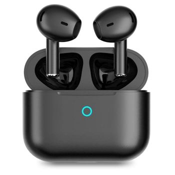 PcCom Essential Twins Auricular Bluetooth ENC Negro
