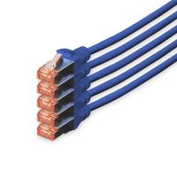 digitus cable de red s-ftp cat 6 lszh 10m azul 5 unidades