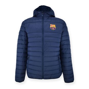 Chaqueta Fc Barcelona Adulto Acolchada Navy