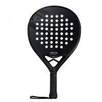 pala de padel adulto de fibra de vidrio y carbono jocca - negro