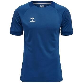 hummel Camiseta T-shirt Lead bleu pour sport para mujer