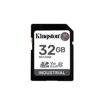 Tarjeta SD Kingston Industrial 32GB UHS-I U3 V30 pSLC Resistente