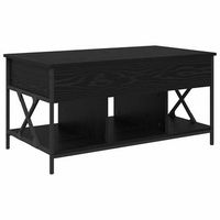 mesa de cafe - mesa de centro - mesa baja roble negro 100 x 55 x 485 cm