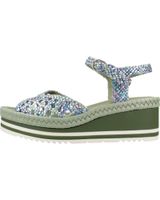 de pons quintana sandalias mujer modelo padova color verde vcp