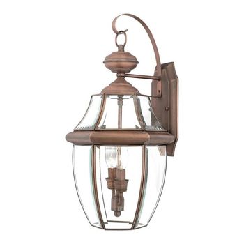 Aplique de pared de exterior newbury (2 luces)