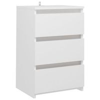 mesita de noche madera de ingenieria blanco 40x35x625 cm vidaxl