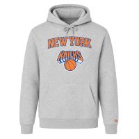 sudadera new york knicks team logo new era regular hoody gris