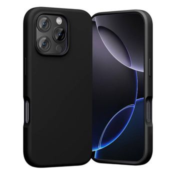 Funda para móvil Vention KUHB0-40 Silicona Líquida Negra MagSafe para iPhone 16 Pro Max