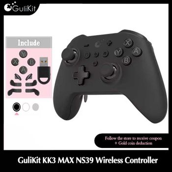 Controlador inalámbrico GuliKit KK3 MAX con Joystick Hall, Gamepad Bluetooth KingKong 3 para Windows Nintendo Switch OLED Android iOS