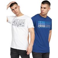 crosshatch camiseta manga larga raynen para hombre
