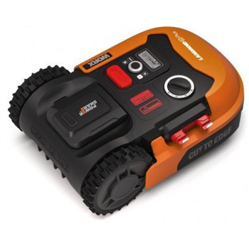 Worx Wr167e Robot Cortacésped A Batería Negro, Naranja