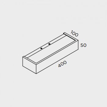 Aplique de pared led apolo (17w)