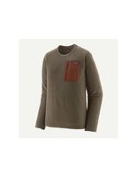 sudadera patagonia r1 air crew hombre marlow brown