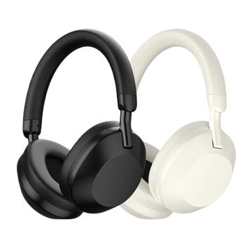 Auriculares inalámbricos M5 Bluetooth 5.4, altavoz de diafragma de 40 mm recubierto de titanio, sonido envolvente de 360