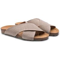 zouri sandalias sun linen - nature para mujer