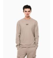 ea7 para hombre 8npm30pjvrz sudadera core identity beige 3xl casual deportivo algodon sportswear multideporte manga corta