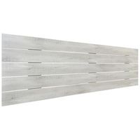 cabecero de madera reciclada dm estilo palet horizontal 150x46cm camas 150 - blanco madera