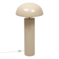 lampara de pie ulysse cilindrica 97 cm de altura color beige - atmosphera createur dinterieur
