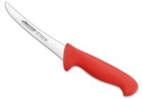 cuchillo deshuesador de acero inoxidable nitrum de 140 mm mango rojo