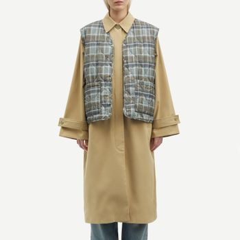Samsøe Samsøe Sarooney Gabardine Trench Coat - L