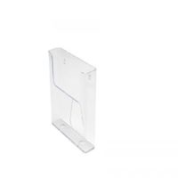 deflecto a4 portrait flat back literature holder 76401