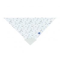 babero bandana con mordedor savanna pattern menta