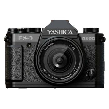 Cámara Compacta Yashica FX-D S300 50MP Visor Electrónico Simulaciones de Película Negra