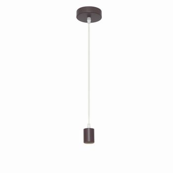 Arm.colgante cara 1xe27 marron regx10x10 cm