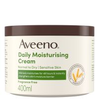 aveeno daily moisturising cream for normal dry and sensitive skin 400ml