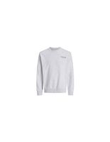sudadera jack and jones jjninety crew neck white melange hombre
