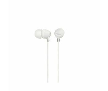 Auriculares sony mdr ex15lp in-ear blanco