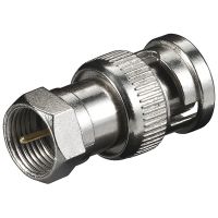 goobay adaptador para antena f a bnc machomacho gris