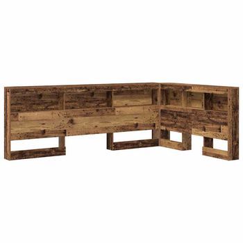 Cabecera De Almacenamiento Madera Vieja 207,5 X 137,5 X 76,5 Cm