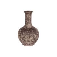 jarron ceramica marron 22x22x35 cm