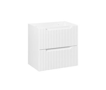 Mueble bajo lavabo 60cm 2 cajones riva blanco