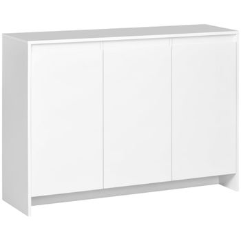 Aparador de cocina 120x35x85 cm blanco