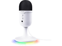 microfono - trust gxt 234 yunix usb 100 16000 hz alambricoiluminacion rgb blanco