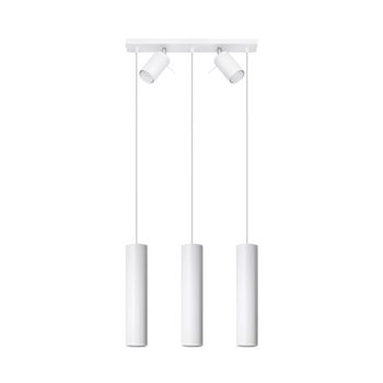 Lámpara colgante vinivi blanco, 3 luces