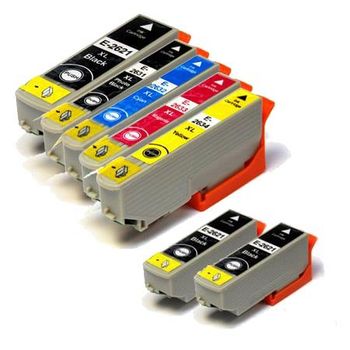 Compatible Multipack Epson Expression Premium XP-510 Printer Ink Cartridges (7 Pack) -C13T26214010