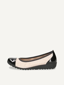 CAPRICE Ballerina, beige, made of Leather, Size 38