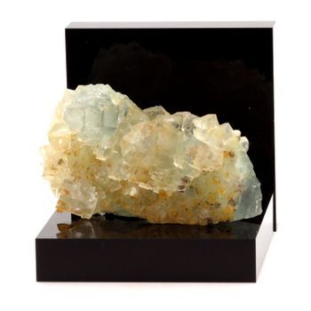 Fluoritis Blanca Y Verde + Cuarzo De Francia, Haute -loire, Tailhac - Pierre Y Mineral Rare Collection | 162.4 Ct - Certificado De Autenticidad
