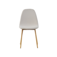 set de 4 sillas de comedor tapizadas deana beige