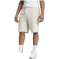 adidas short short essentials big logo en french terry beige para hombre